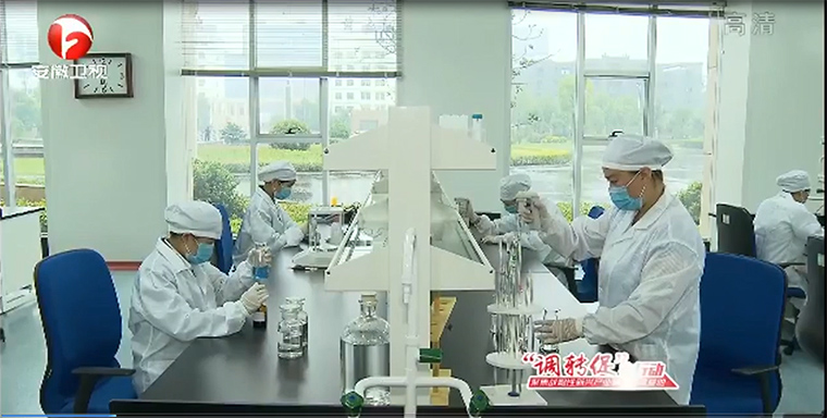 东方帝维技术经理杜家林接受安徽电视台采访