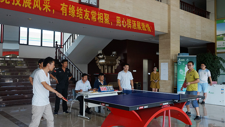 同台竞技展风采，有缘结友常相聚—— 东方帝维乒乓球比赛圆满落幕